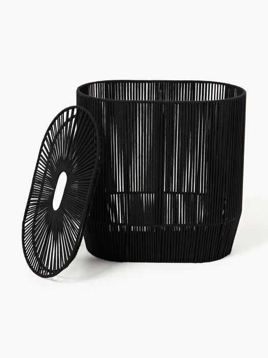 Gabe Handwoven Double Laundry Basket in Rope