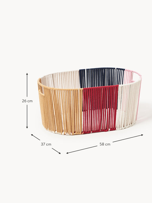 Handwoven Rope Laundry Basket Gabe