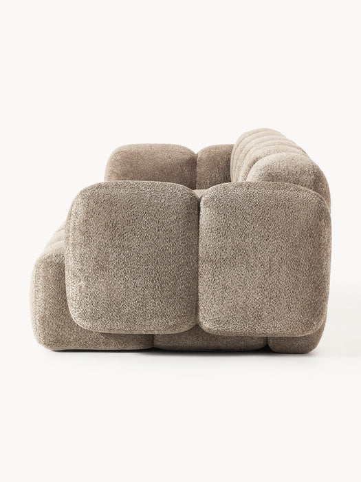 Tayla Modular Teddy-Bouclé Sofa (4-seater)