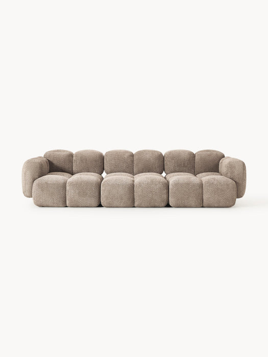 Tayla Modular Teddy-Bouclé Sofa (4-seater)