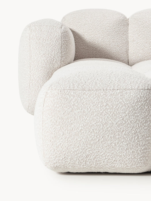 Boucl Modular Sofa Tayla 2-seater with Ottoman leftright