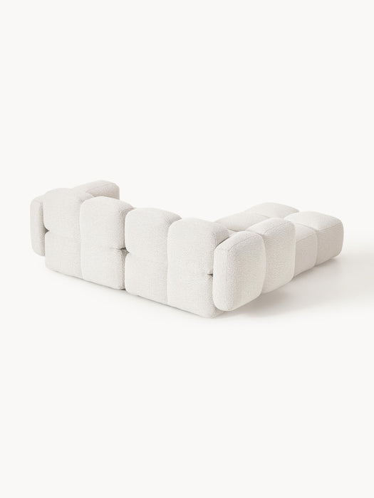 Boucl Modular Sofa Tayla 2-seater with Ottoman leftright