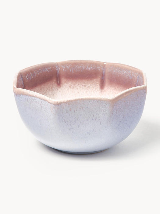 Handmade Bowls Vinci with Reactive Glaze Set of 4
