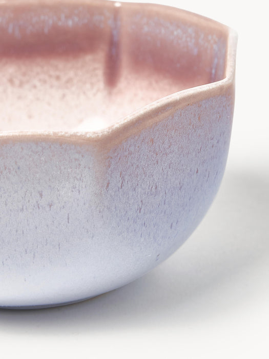 Handmade Bowls Vinci with Reactive Glaze Set of 4