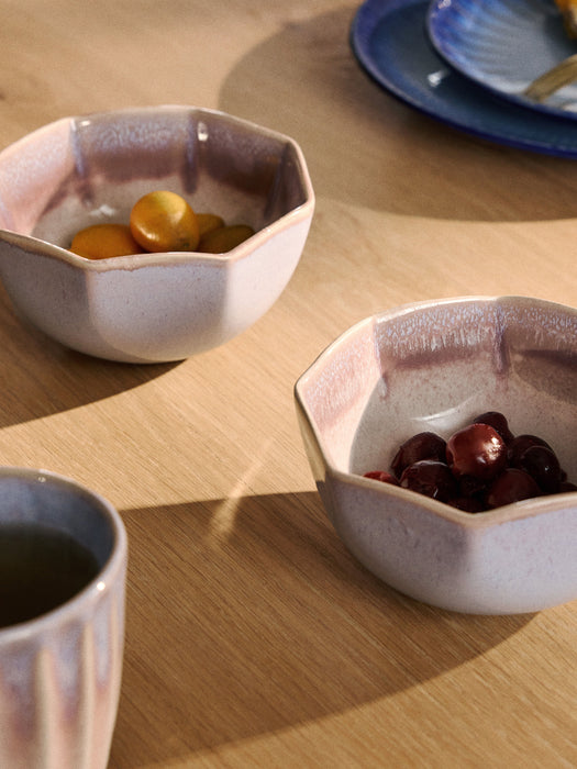 Handmade Bowls Vinci with Reactive Glaze Set of 4