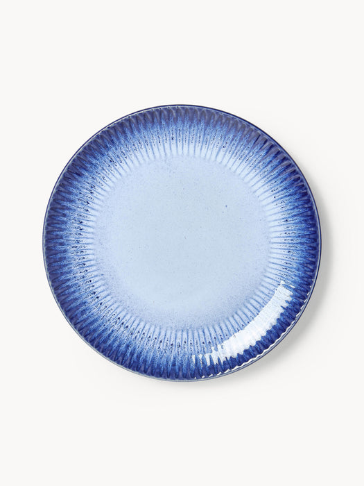 Vinci Handmade Tableware Set with Reactive Glaze, 4 People, Set of 12