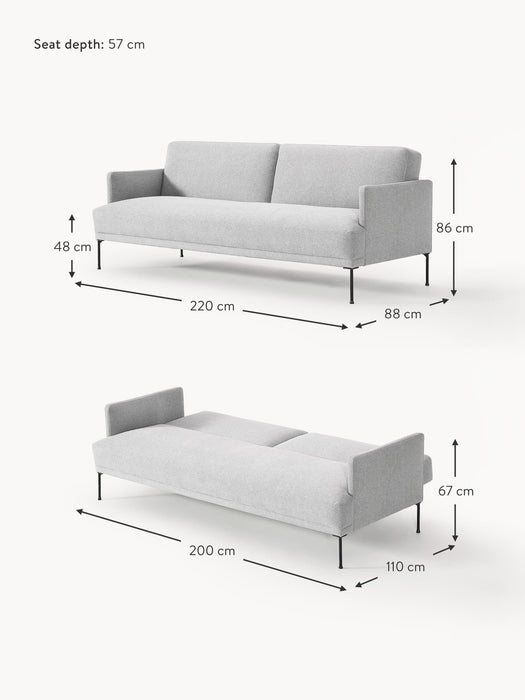 Sofa Bed Fluente 3-seater