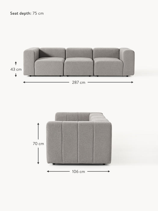 Boucl Modular Sofa Lena 4-seater