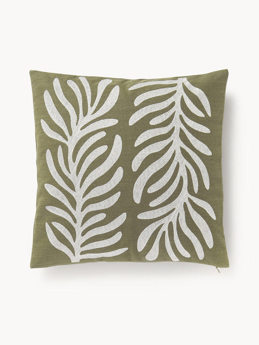 Aryna Outdoor Cushion Cover with Decorative Trim