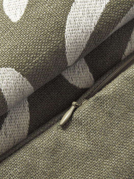 Outdoor Cushion Cover Aryna with Decorative Trim