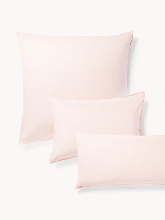 Washed Cotton Percale Pillowcase Debbie