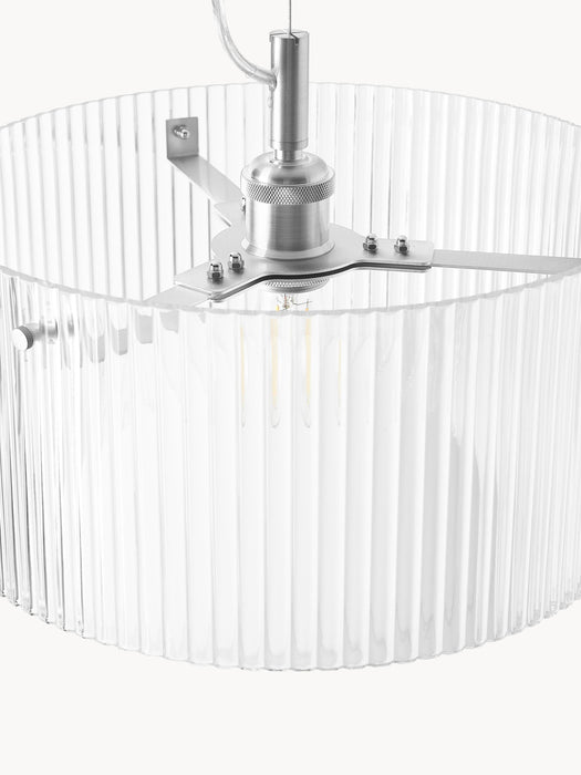 Ribbed Glass Pendant Light Emmi