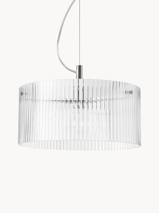 Ribbed Glass Pendant Light Emmi