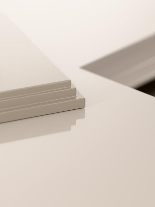 Square Coffee Table Alessa with Storage Space