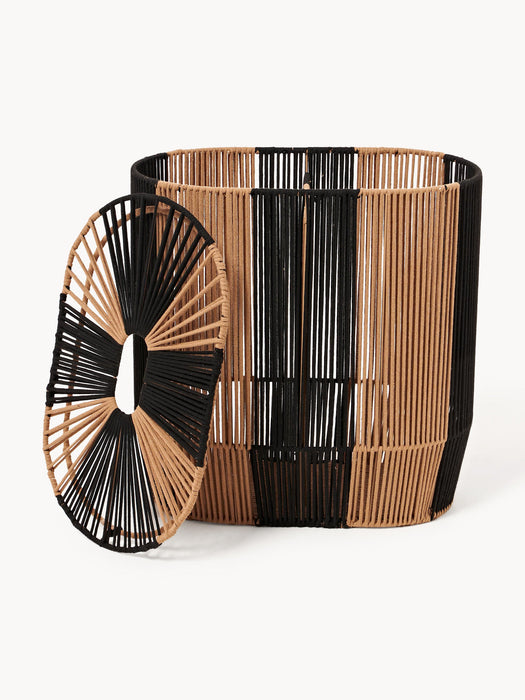 Gabe Handwoven Double Laundry Basket in Rope