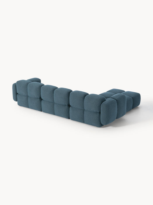 Boucl Modular Sofa Tayla 4-seater with Ottoman leftright