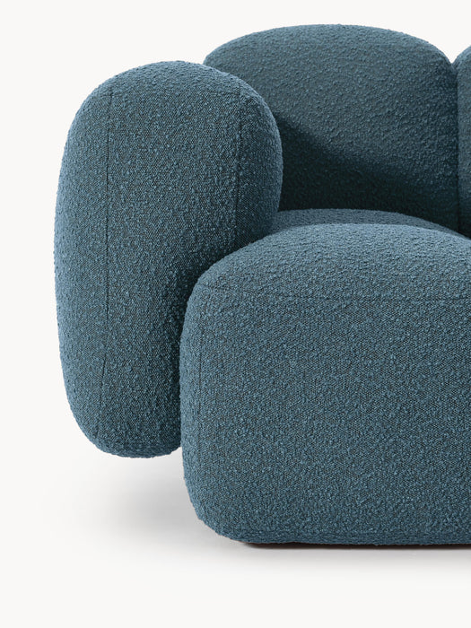 Boucl Modular Sofa Tayla 4-seater with Ottoman leftright
