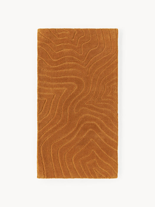 High-Low Wool Rug Aaron Hand-Tufted