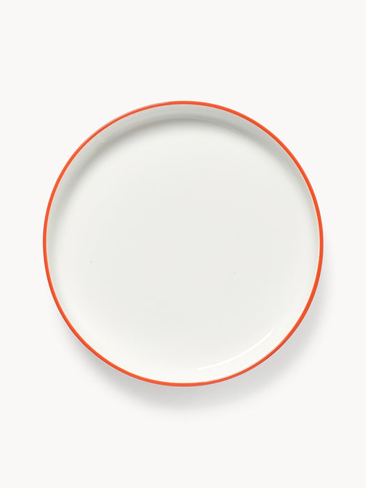 Porcelain Breakfast Plates Facile Set of 2