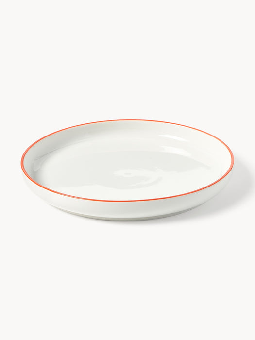 Porcelain Breakfast Plates Facile Set of 2