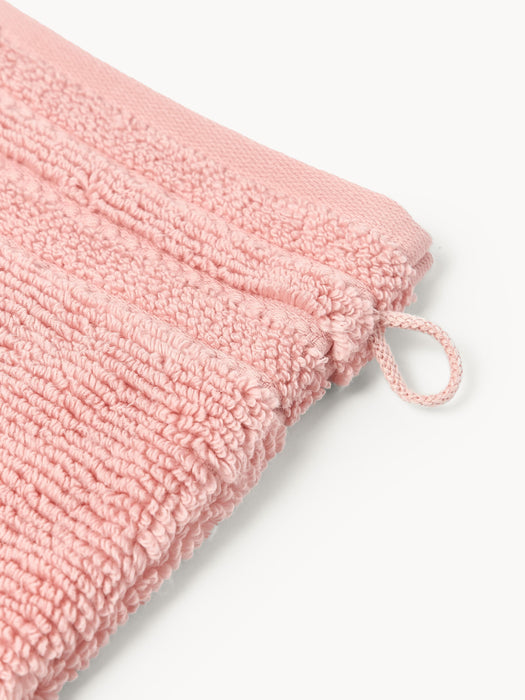 Wash Gloves Luxe with Striped Border Set of 2