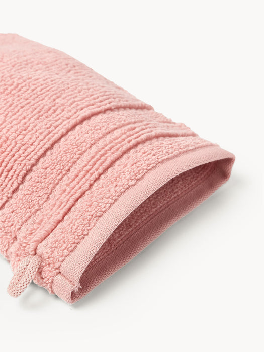 Wash Gloves Luxe with Striped Border Set of 2
