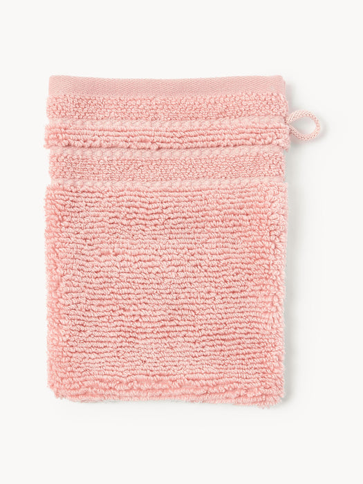 Wash Gloves Luxe with Striped Border Set of 2