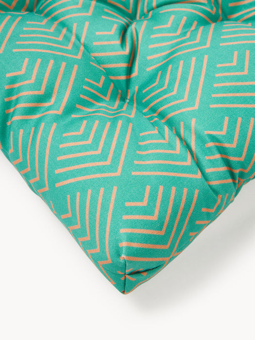 Outdoor Seat Cushion Milano with Graphic Pattern