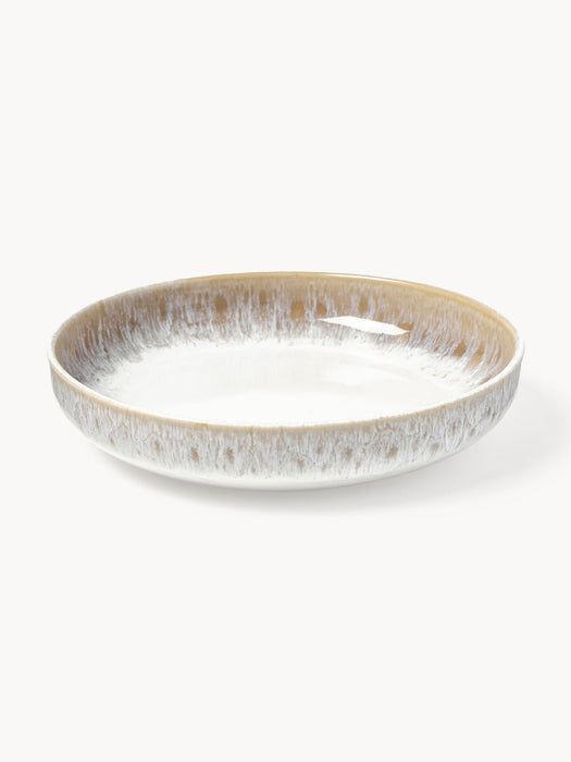 Danza Handmade Tableware Set with Reactive Glaze, 4 People, Set of 12