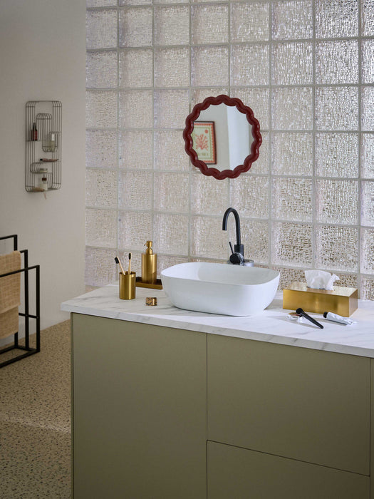 Halston Metal Bathroom Accessories, Set of 3