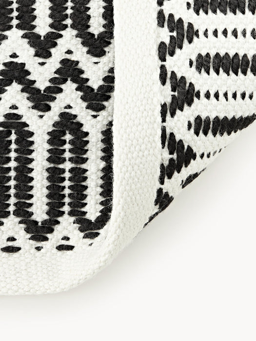 Rune Hand-Woven Indoor & Outdoor Rug with Geometric Pattern
