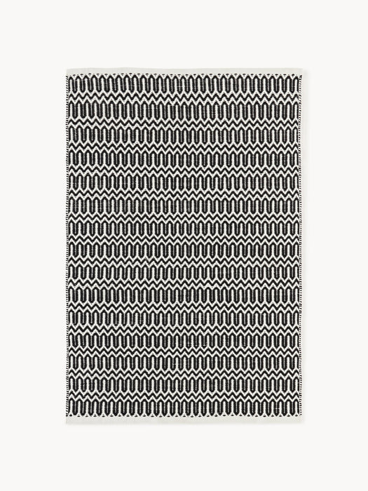 Rune Hand-Woven Indoor & Outdoor Rug with Geometric Pattern