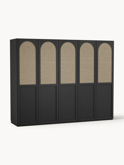 Jeanne Modular Hinged Door Wardrobe, 250 cm Wide, in various sizes