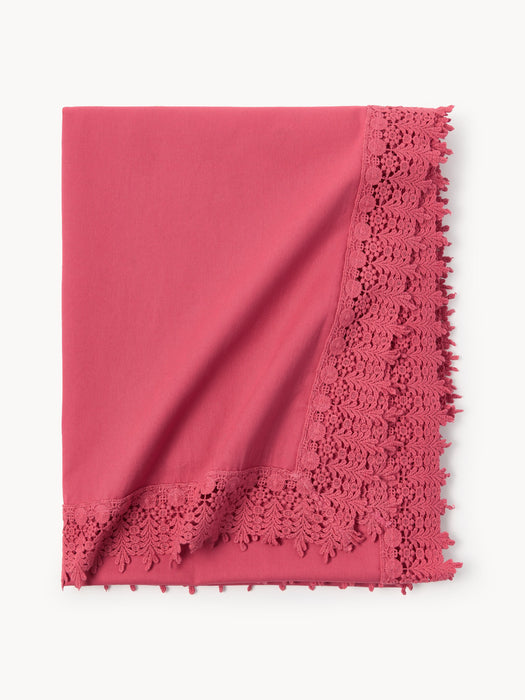 Tablecloth Flavia with Lace Trim
