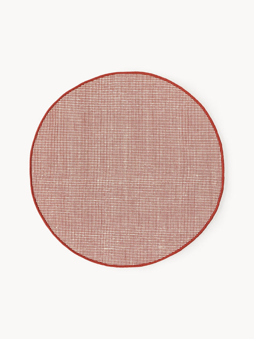 Amaro Round Hand-Woven Wool Rug