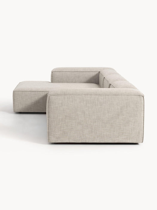 Lennon Linen Blend Modular Corner Sofa (4-seater)