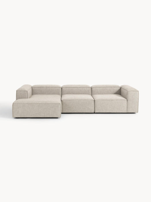 Lennon Linen Blend Modular Corner Sofa (4-seater)