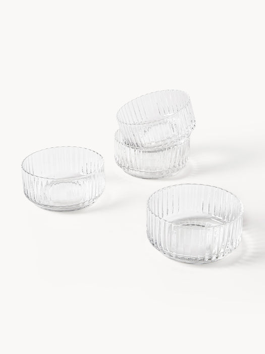 Mouth-Blown Bowls Aleo Set of 4