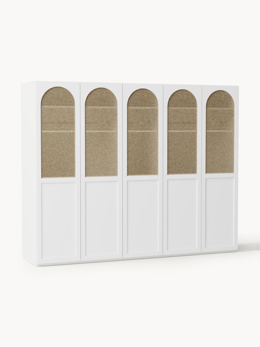 Jeanne Modular Hinged Door Wardrobe, 250 cm Wide, in various sizes