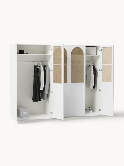 Jeanne Modular Hinged Door Wardrobe, 250 cm Wide, in various sizes