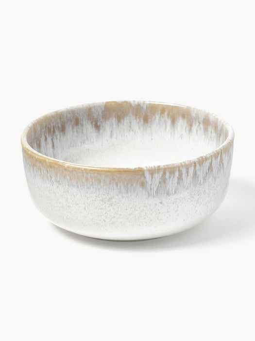 Danza Handmade Bowls with Reactive Glaze, Set of 4