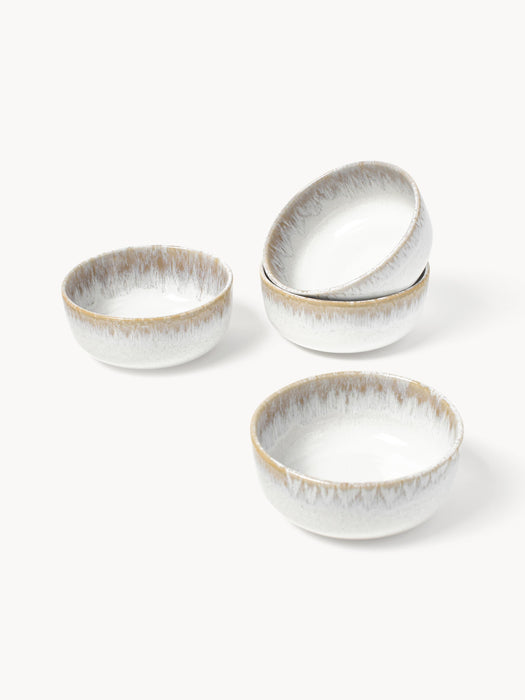 Handmade Bowls Danza with Reactive Glaze Set of 4