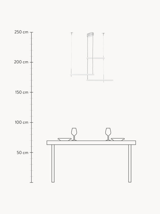 Large LED Pendant Light Aleron