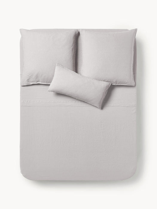 Airy Washed Linen Bed Sheet