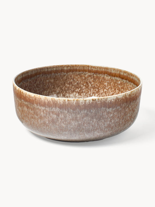 Danza Handmade Salad Bowl with Reactive Glaze