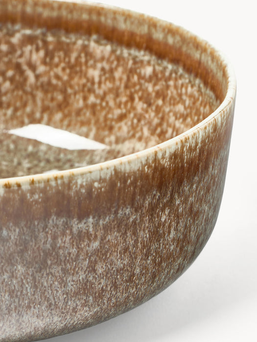 Danza Handmade Salad Bowl with Reactive Glaze