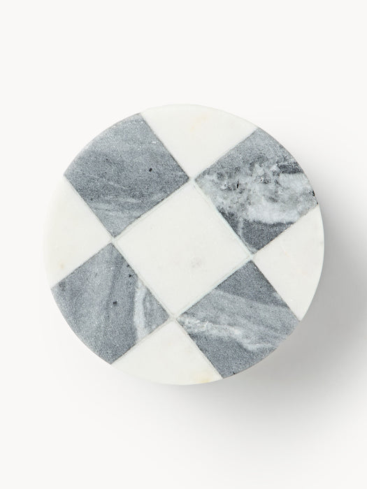 Crosby Studios Marble Jewellery Box Carreaux with Lid