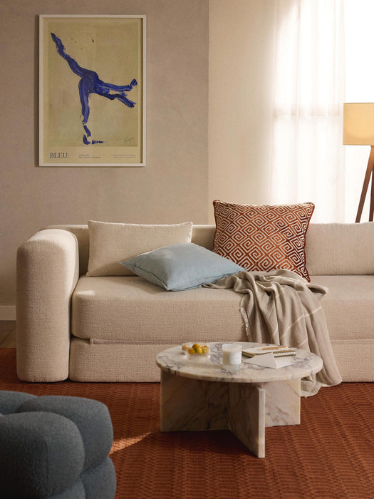Solenne Velvet Cushion Cover with Chenille Embroidery
