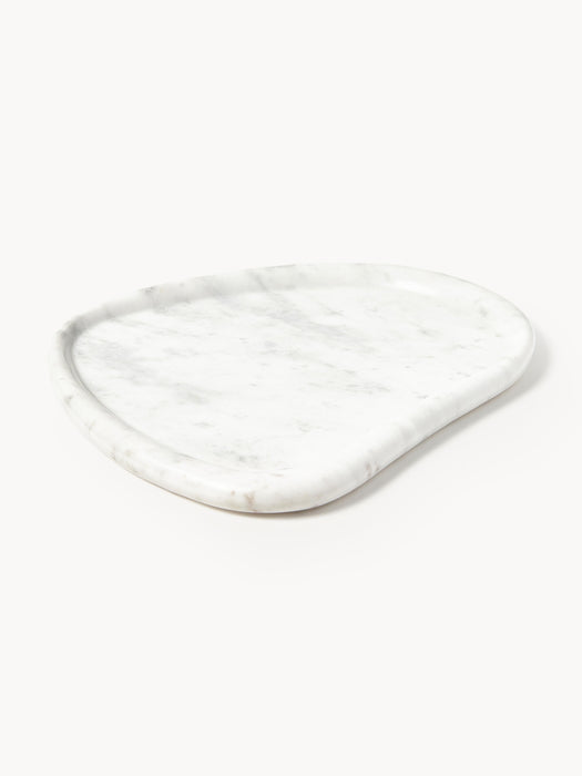 Decorative Marble Tray Meringue W 32 cm