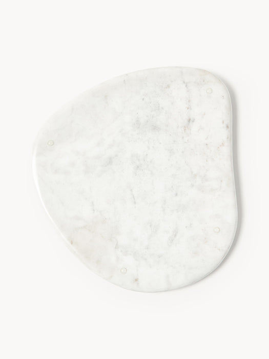 Decorative Marble Tray Meringue W 32 cm